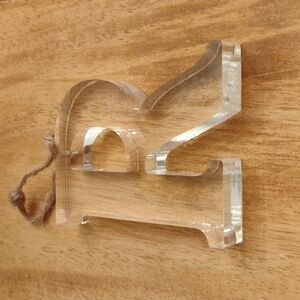 Acrylic R Decoration